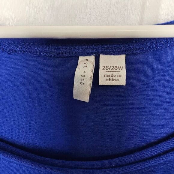 Cato 26/28 Royal Blue Bling Long Sleeves Pullover - Picture 4 of 6